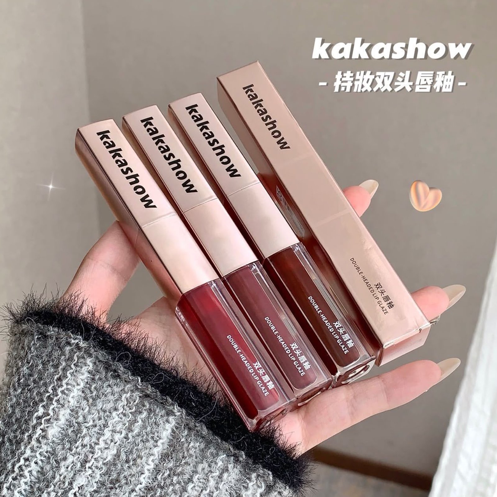 image-2.jpg (1) Kakashow Double-Headed Lipstick & Lipgloss - Image 1